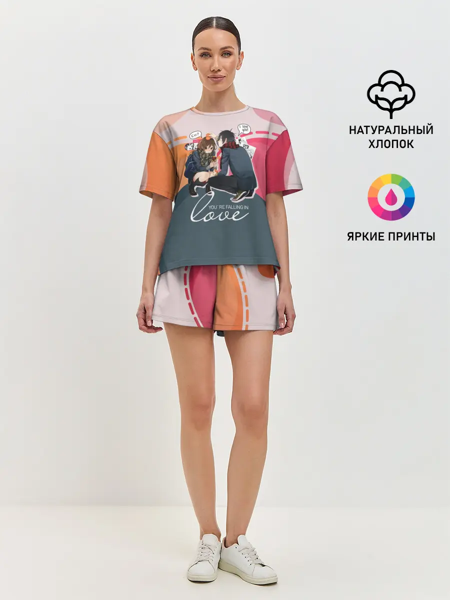 Женская пижама с шортами / Хори-сан и Миямура-кун