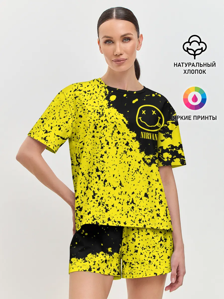 Женская пижама с шортами / NIRVANA / НИРВАНА
