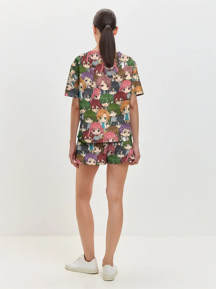 Женская пижама с шортами / Horimiya Chibi