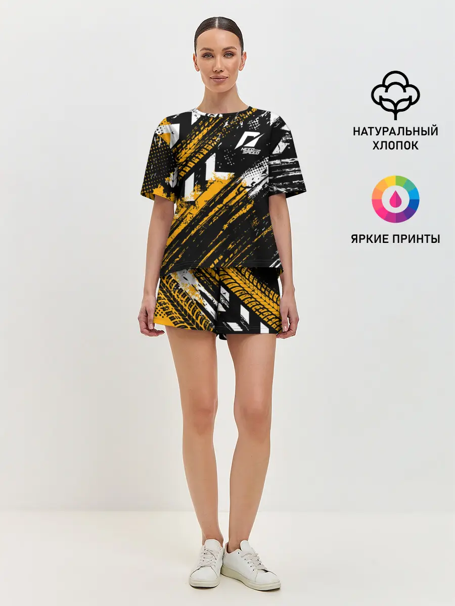 Женская пижама с шортами / NEED FOR SPEED