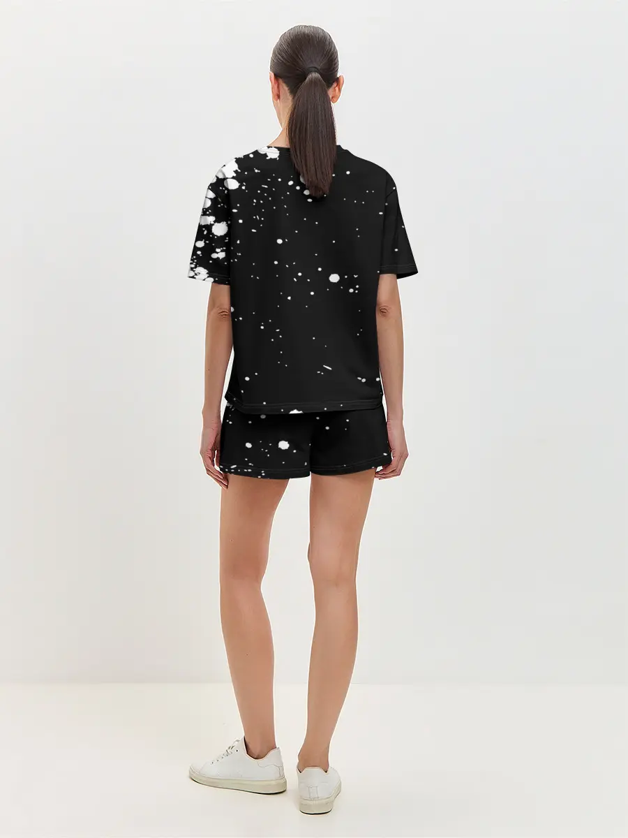 Женская пижама с шортами / Тоука Киришима в капюшоне