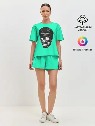 Женская пижама с шортами / Tunnel Snakes