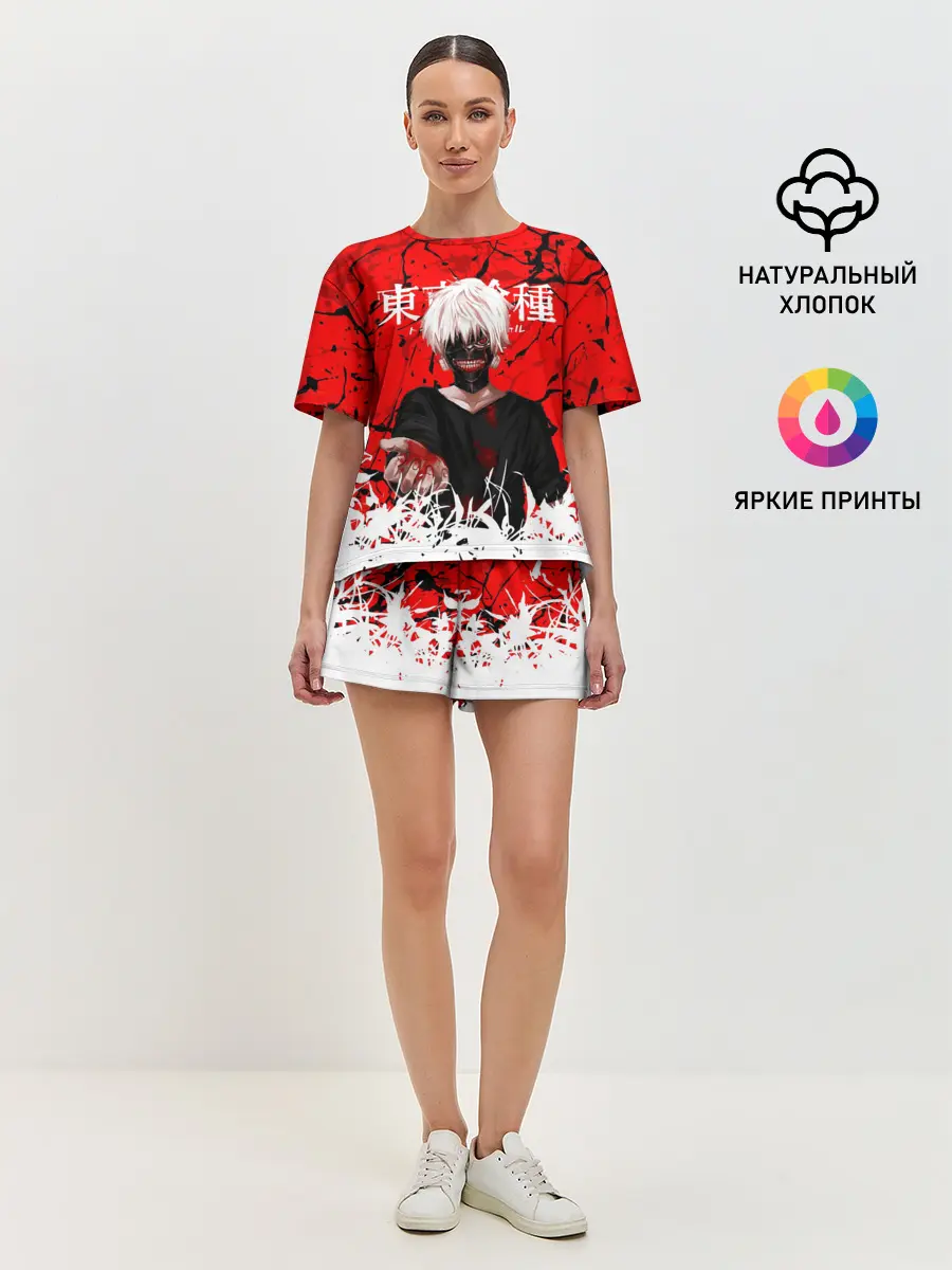 Женская пижама с шортами / Kaneki Ken