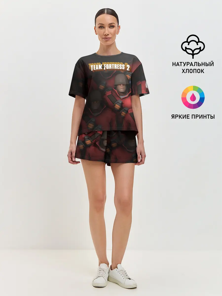 Женская пижама с шортами / Team Fortress