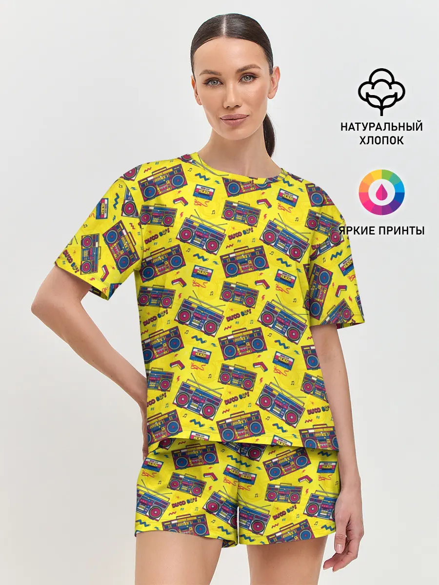 Женская пижама с шортами / DISCO
