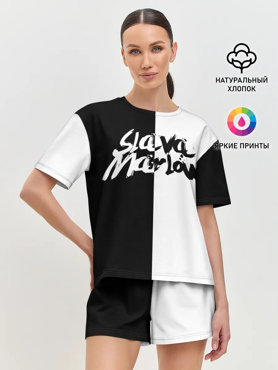 Женская пижама с шортами / SLAVA MARLOW