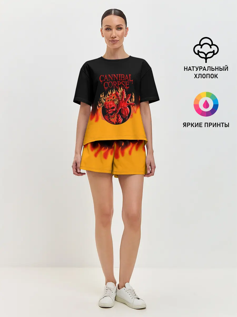 Женская пижама с шортами / Cannibal Corpse | Труп Каннибала