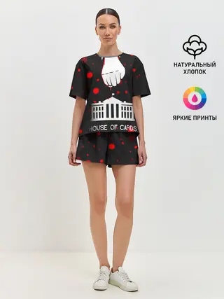 Женская пижама с шортами / true detective