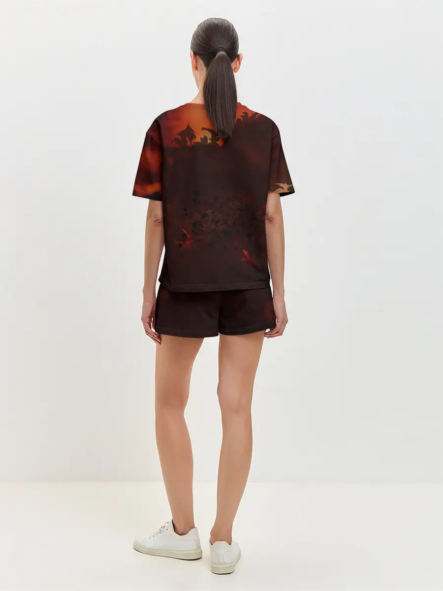 Женская пижама с шортами / Танк ИС-7 | Tanks | Огонь