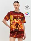 Женская пижама с шортами / DOOM