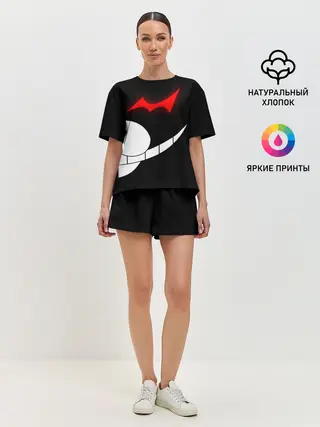 Женская пижама с шортами / monokuma пол лица