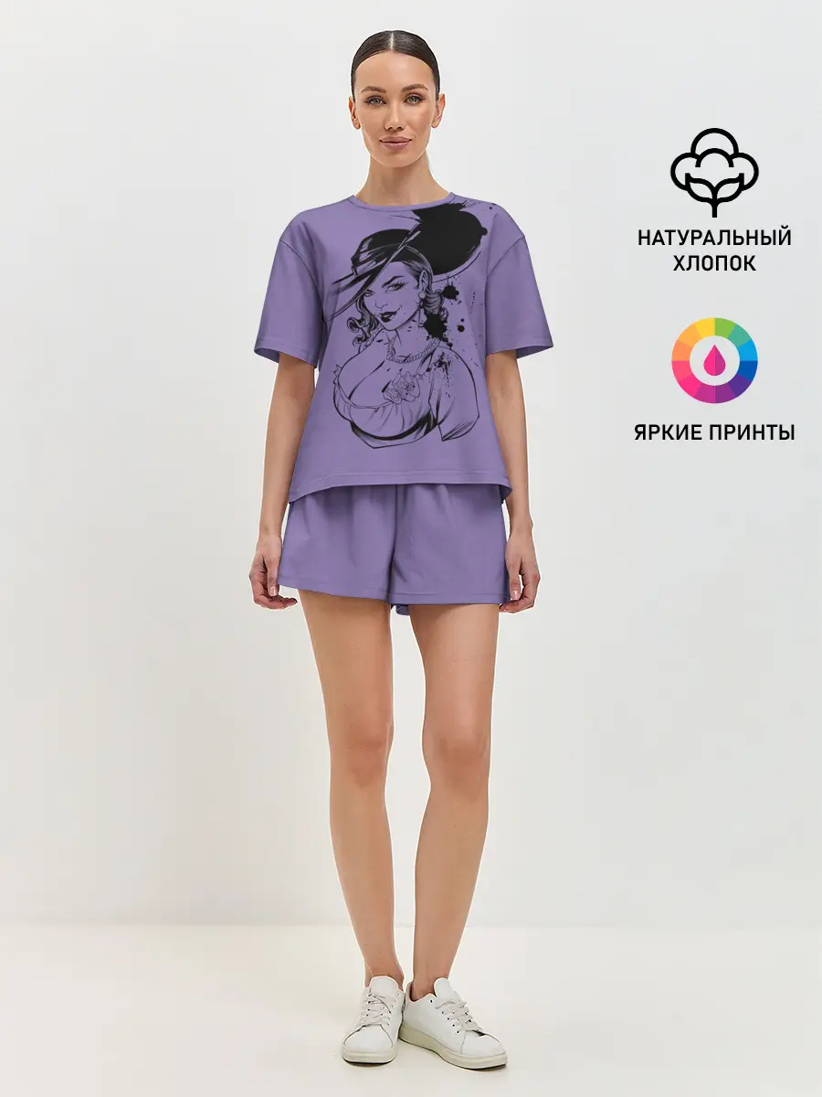 Женская пижама с шортами / village resident evil