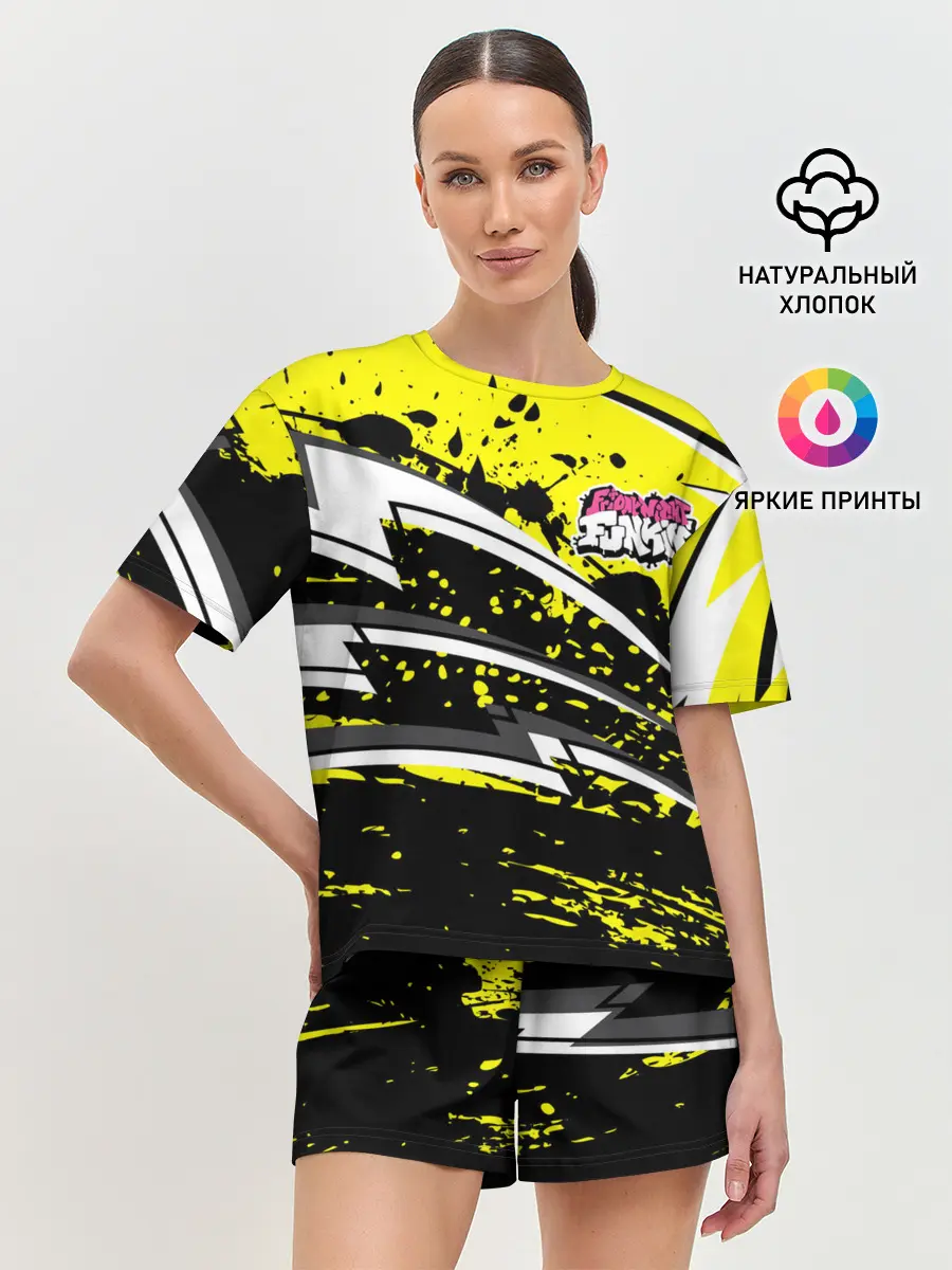 Женская пижама с шортами / Friday Night Funkin