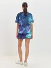 Женская пижама с шортами / Абстракция