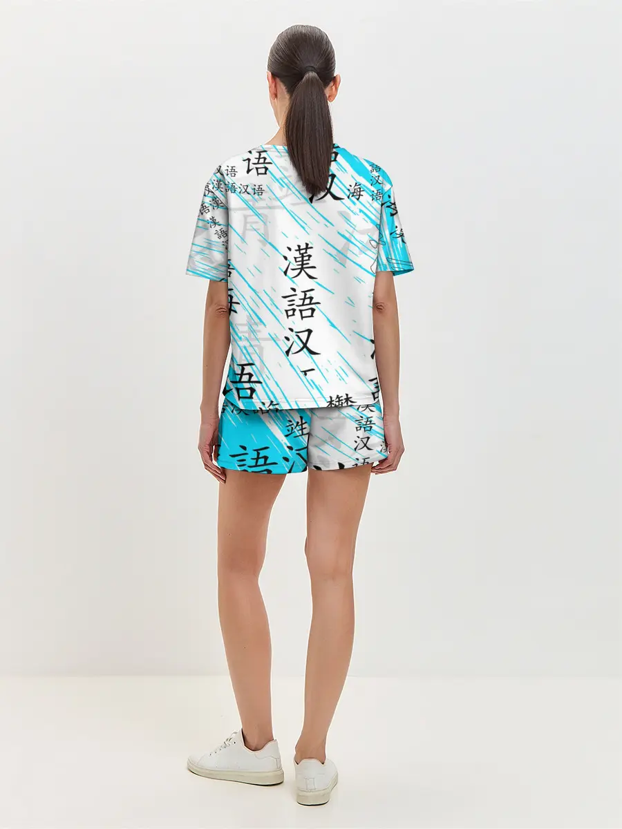 Женская пижама с шортами / КЛИНОК РАССЕКАЮЩИЙ ДЕМОНОВ