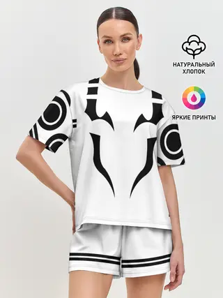 Женская пижама с шортами / ИТАДОРИ ТАТУ JUJUTSU KAISEN