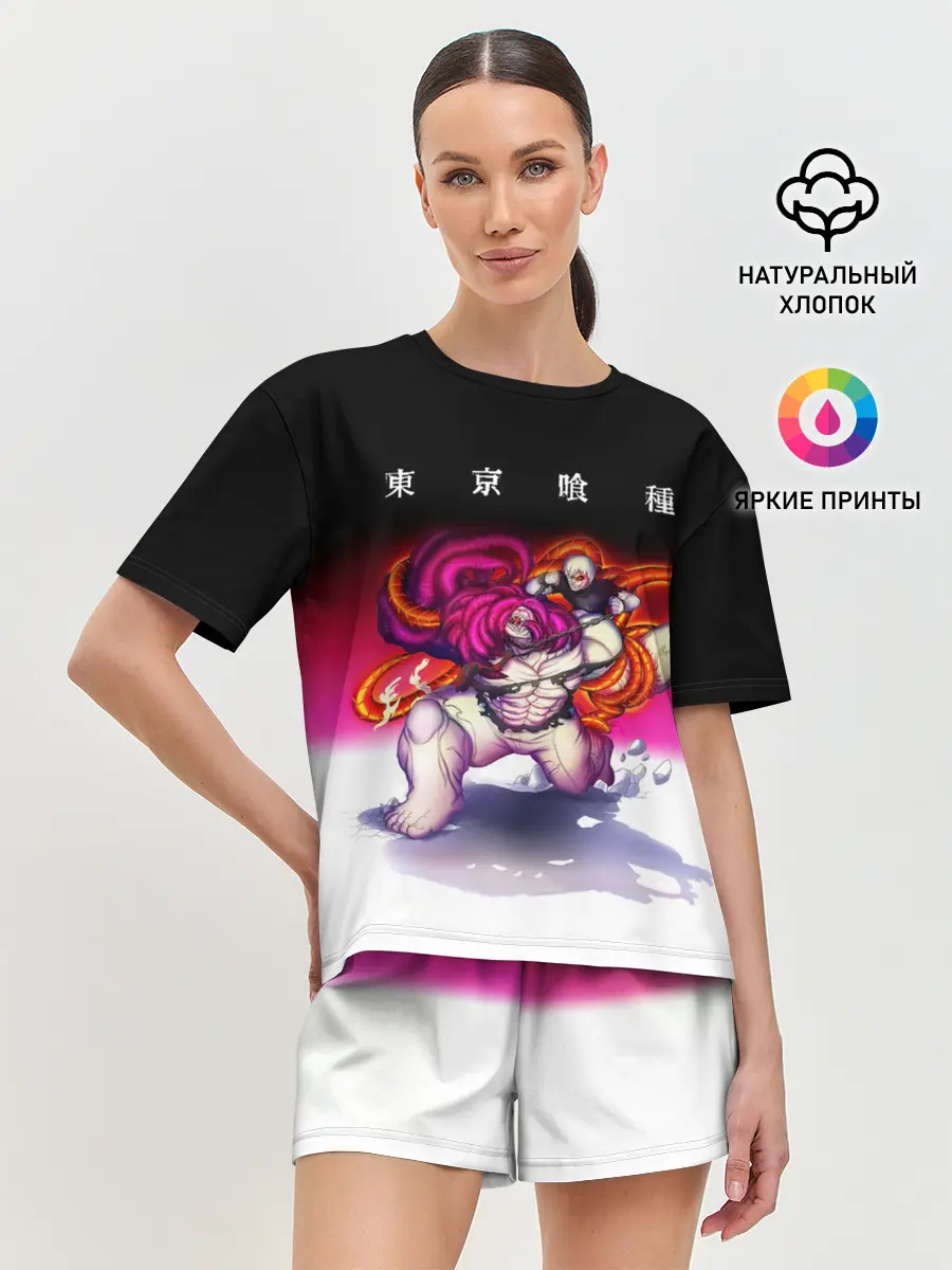 Женская пижама с шортами / Какуджа Токийский гуль