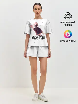 Женская пижама с шортами / Канеки Кен | Токийский гуль