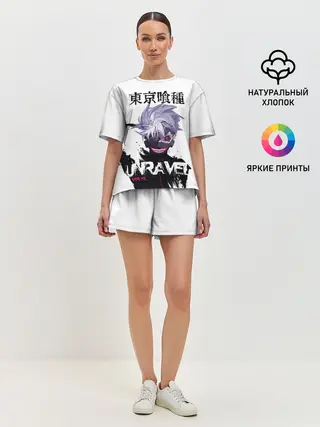 Женская пижама с шортами / UNRAVEL VER KL Tokyo Ghoul