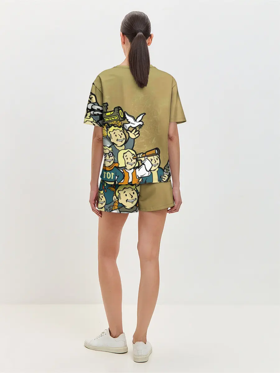 Женская пижама с шортами / Волтбои