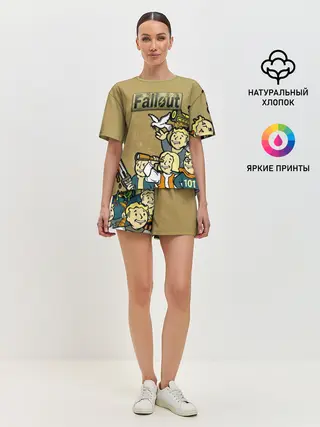 Женская пижама с шортами / Волтбои