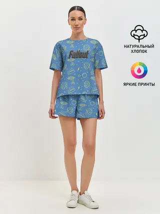 Женская пижама с шортами / Фаллаут Арт