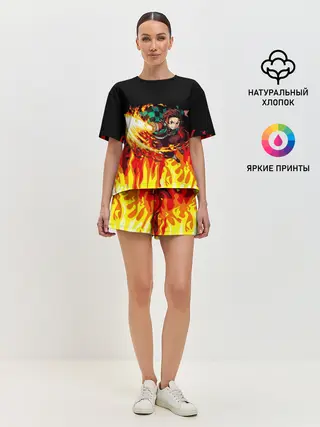 Женская пижама с шортами / ТАНДЖИРО