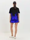 Женская пижама с шортами / Синий Огонь