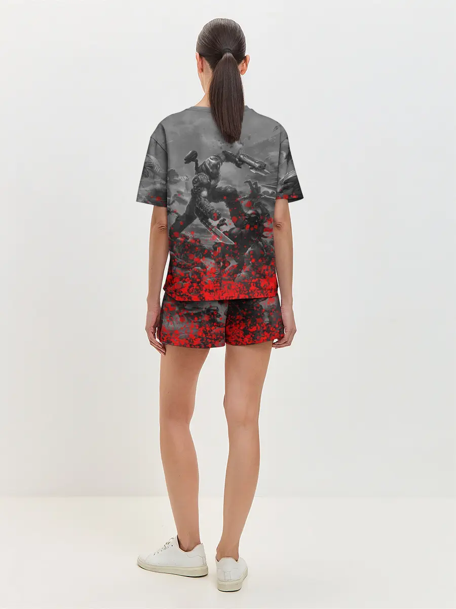 Женская пижама с шортами / DOOM