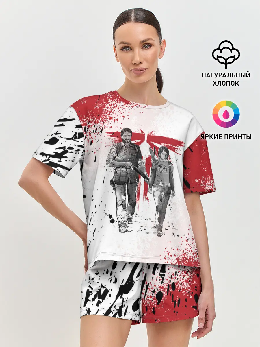 Женская пижама с шортами / THE LAST OF US | ОДНИ ИЗ НАС