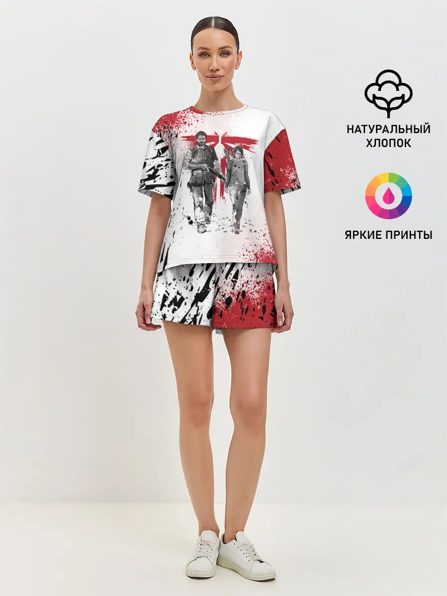 Женская пижама с шортами / THE LAST OF US | ОДНИ ИЗ НАС