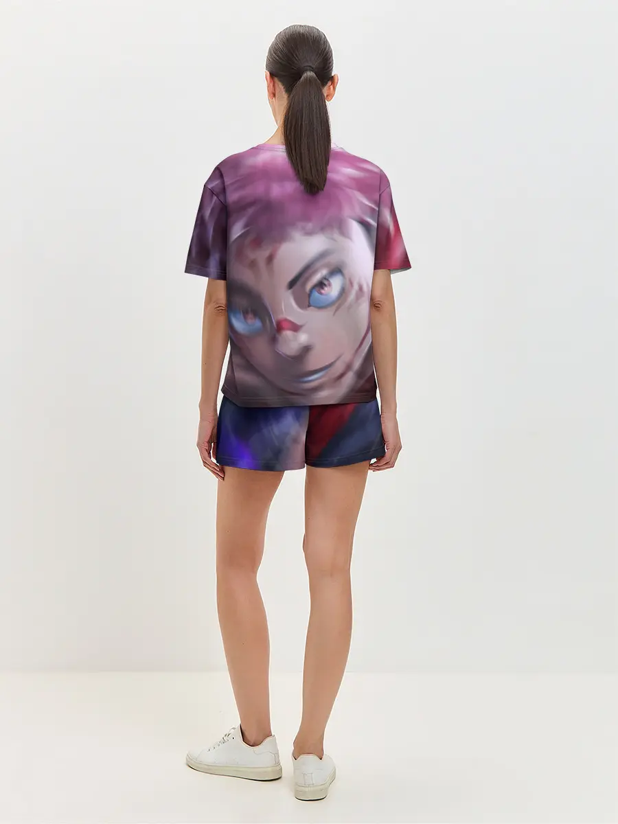 Женская пижама с шортами / JUJUTSU KAISEN | SUKUNA вихрь