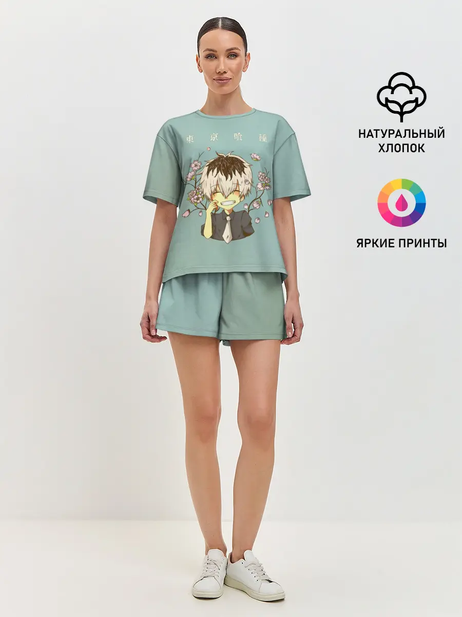 Женская пижама с шортами / Милашка Канеки