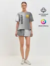 Женская пижама с шортами / Renault | Сталь
