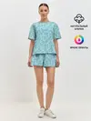 Женская пижама с шортами / Ноты