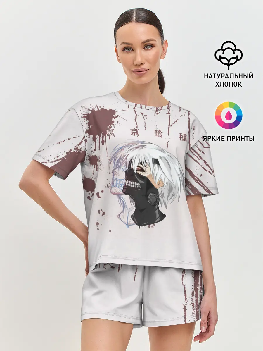 Женская пижама с шортами / Канеки Кан