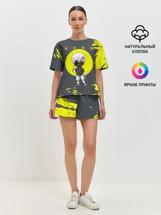 Женская пижама с шортами / Cute Kaneki Ken