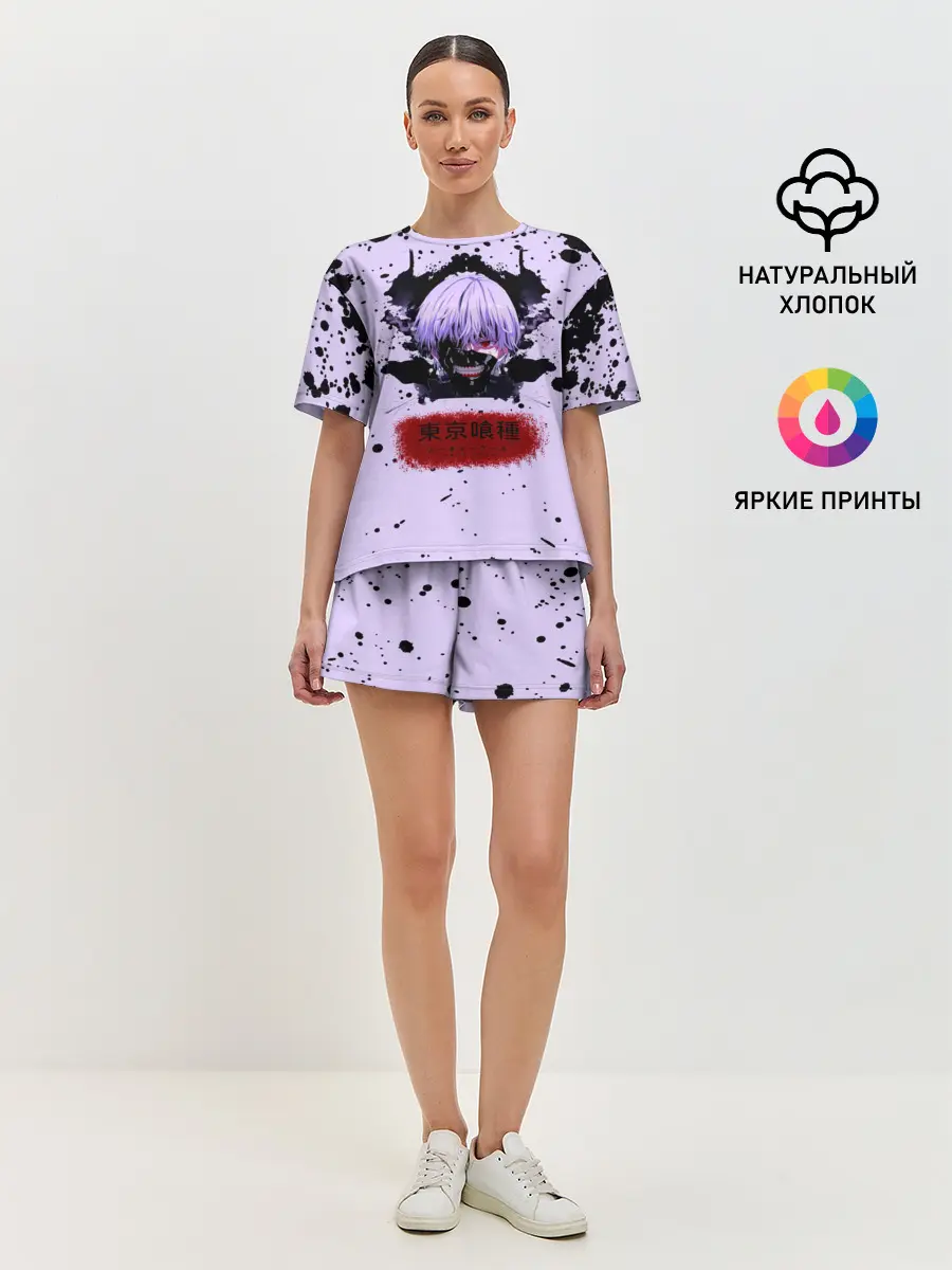 Женская пижама с шортами / Канеки Кан