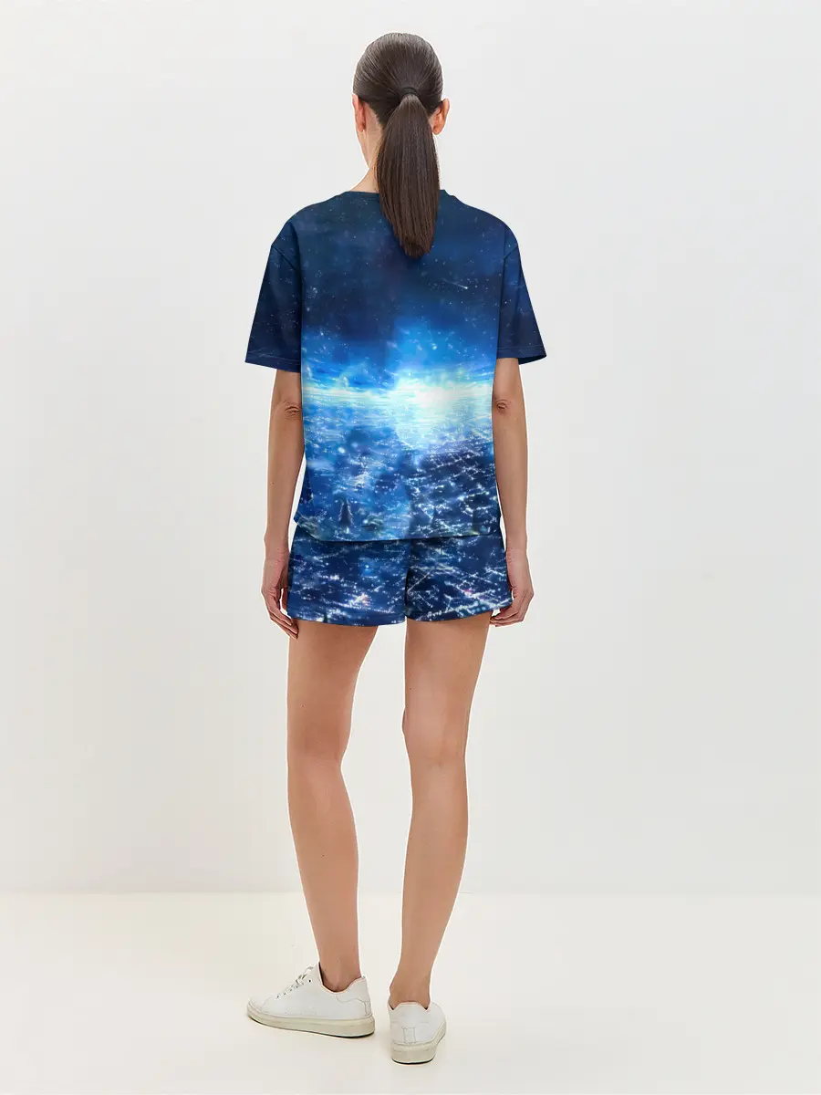 Женская пижама с шортами / Тоука Киришима на охоте