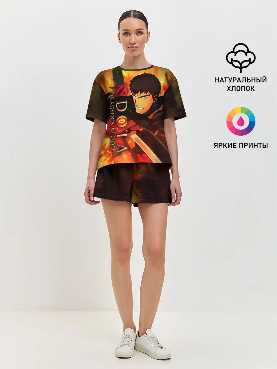 Женская пижама с шортами / DOTA: Кровь дракона