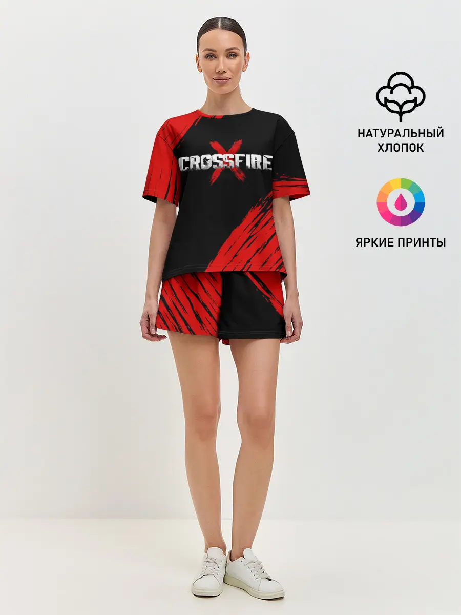 Женская пижама с шортами / Cross fire X