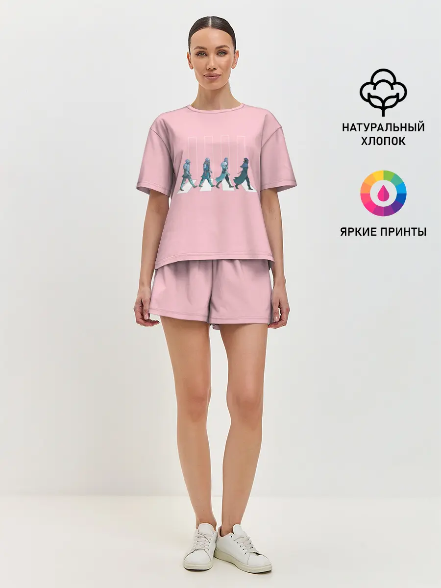 Женская пижама с шортами / Dark souls x Beatles