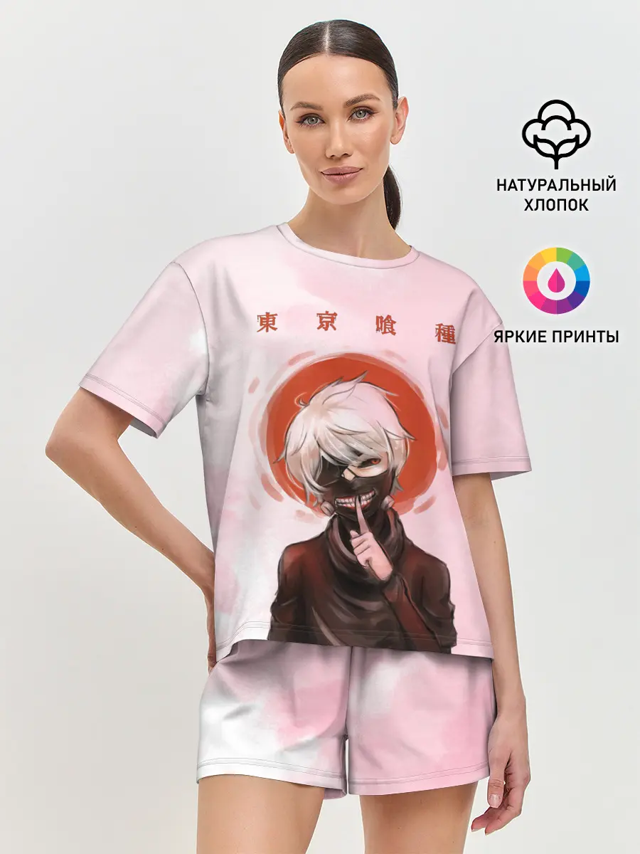 Женская пижама с шортами / Канеки Кен | Kaneki Ken
