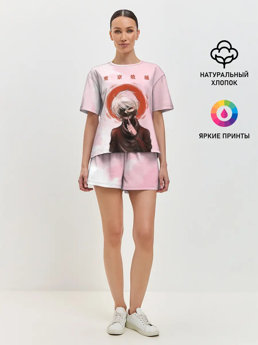Женская пижама с шортами / Канеки Кен | Kaneki Ken