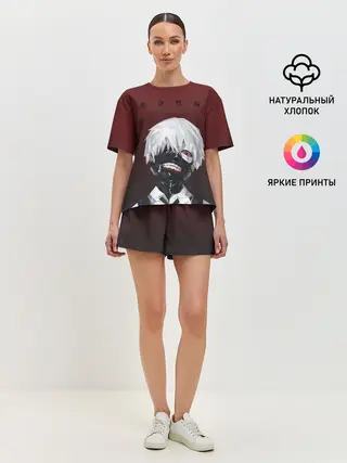 Женская пижама с шортами / Канеки Кен Токийский гуль