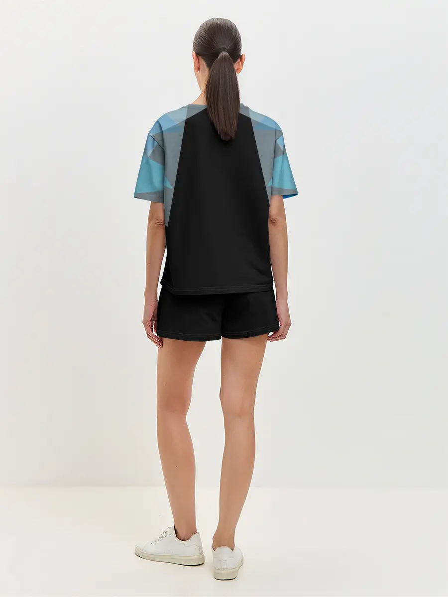 Женская пижама с шортами / Геометрия