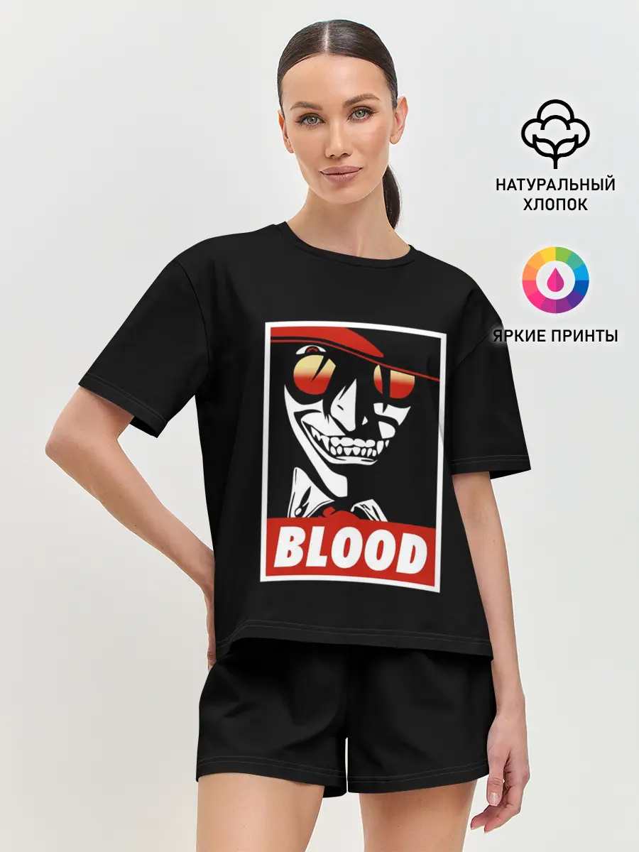Женская пижама с шортами / Алукард Blood