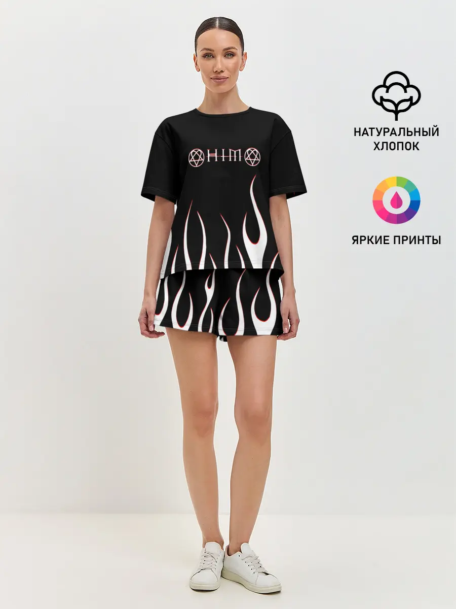 Женская пижама с шортами / HIM.