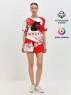 Женская пижама с шортами / What cat? / Какой кот?