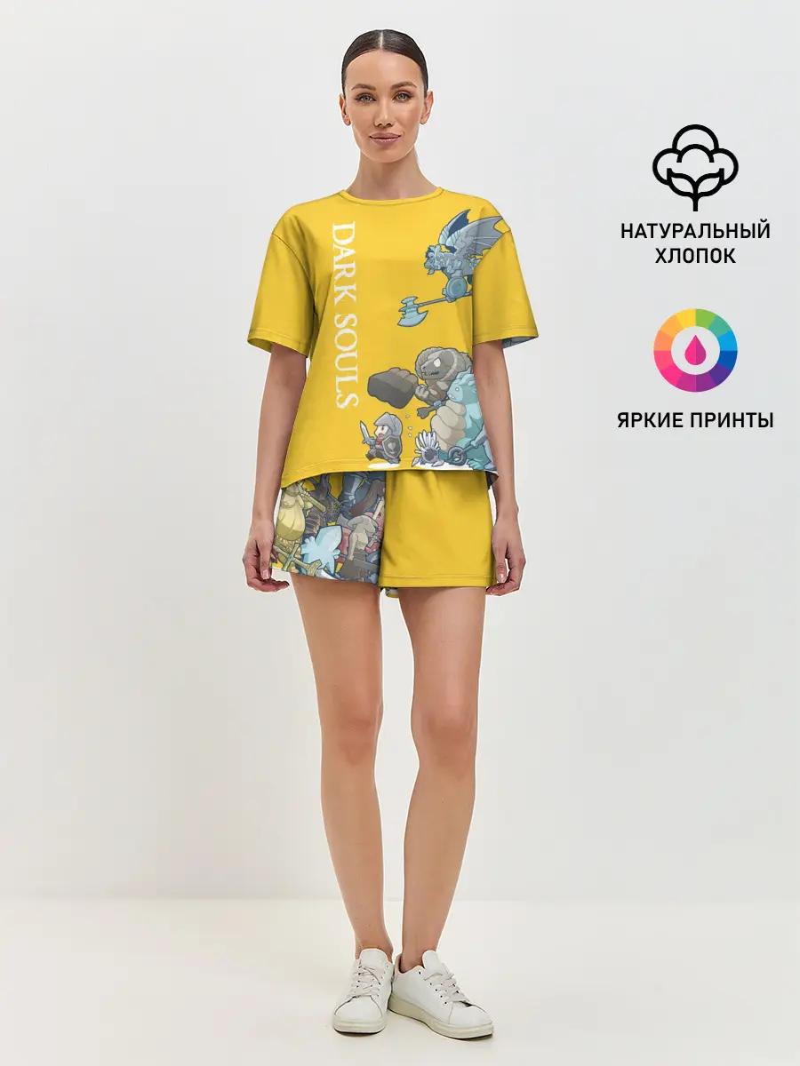 Женская пижама с шортами / RUN HERO RUN